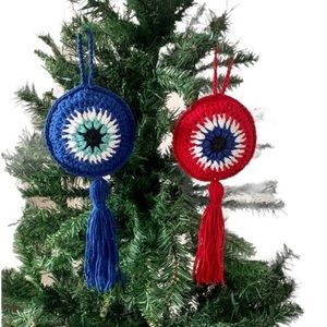 Evil Eye Ornament (set of 2)